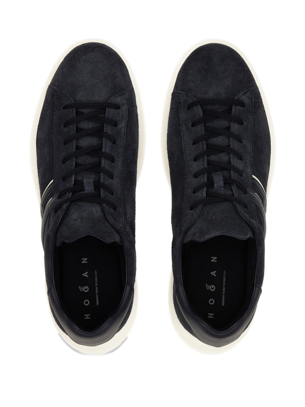 HOGAN Men's Front Lace-Up Leather Sneakers