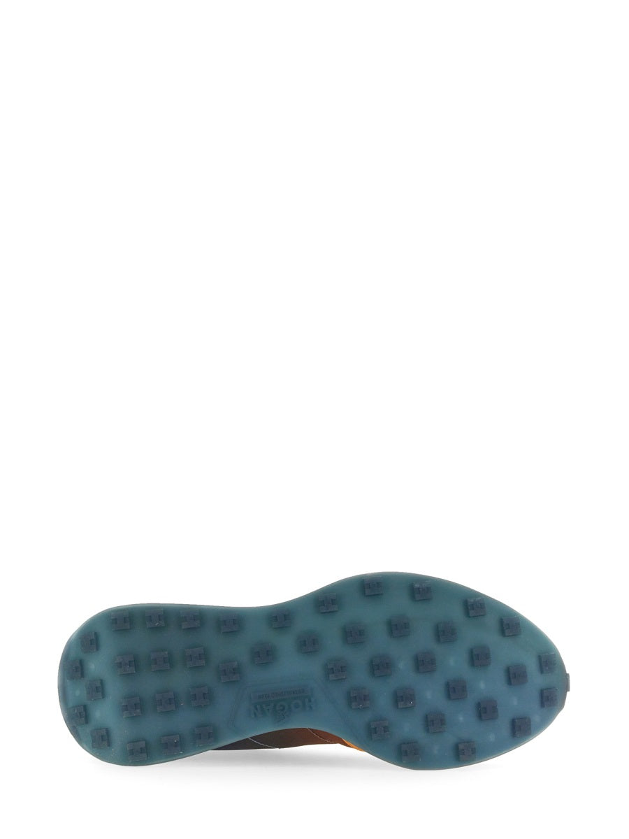 HOGAN Men's H601 Multi-Color Sneaker with Rubber Sole and Memory Foam