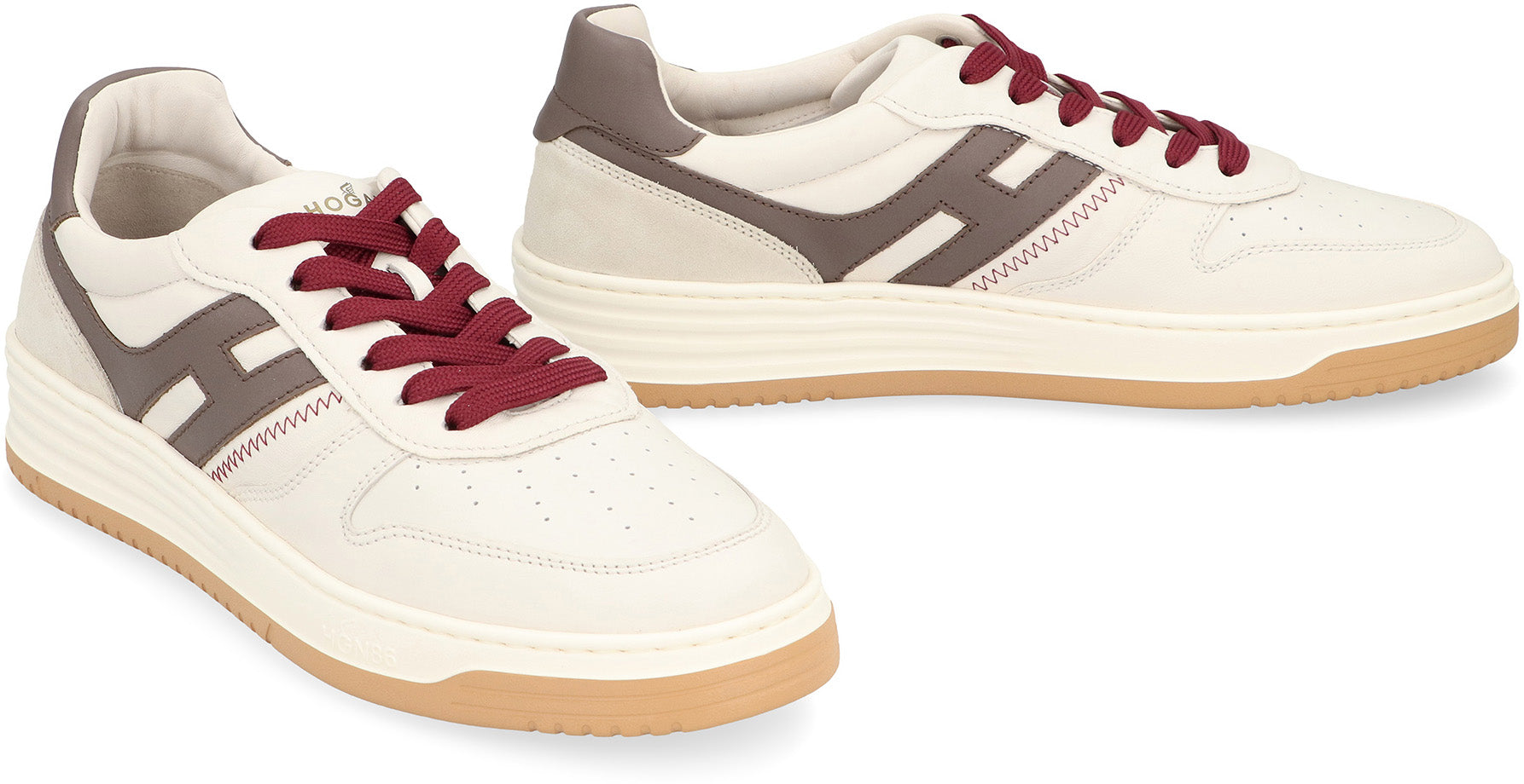 HOGAN Leather Low-Top Sneakers for Men