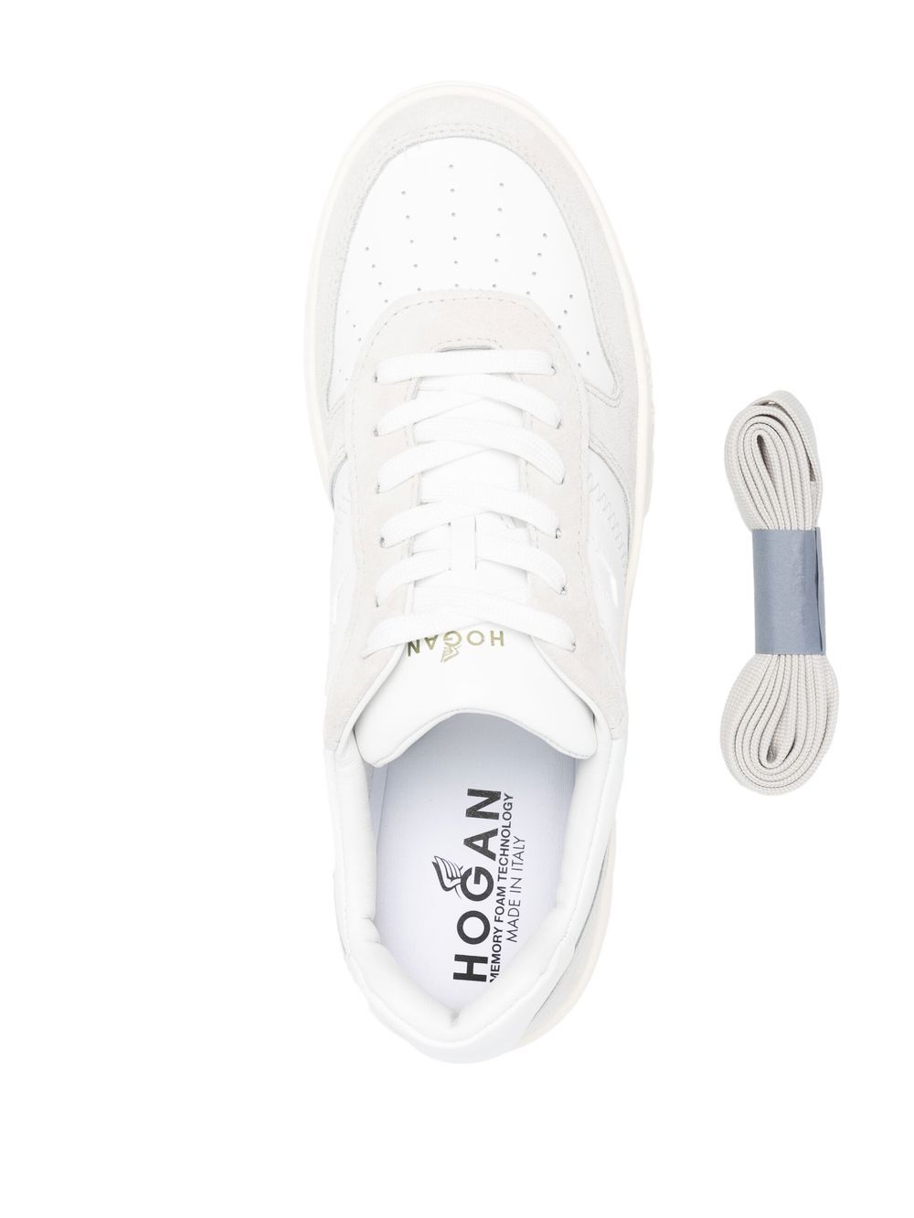 HOGAN Two-Tone Leather Sneakers for Men