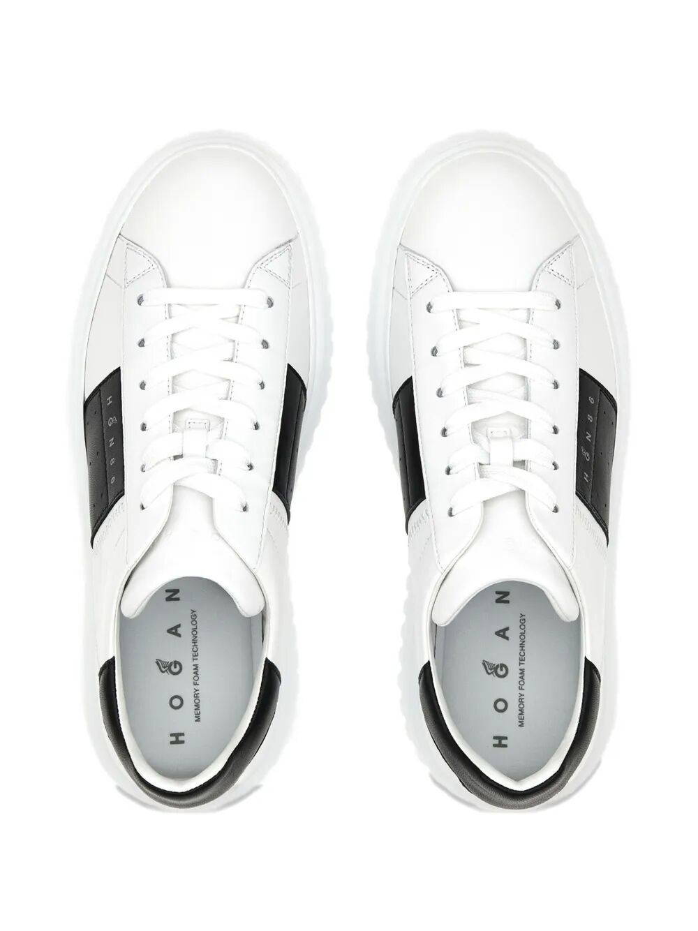 HOGAN Men's Nappa Leather Sneakers with 4.8 cm Sole