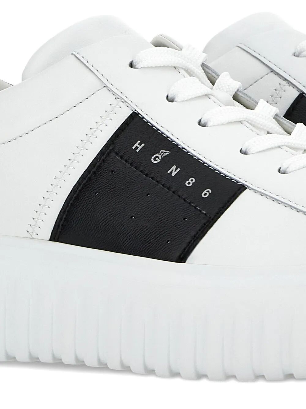 HOGAN Men's Nappa Leather Sneakers with 4.8 cm Sole