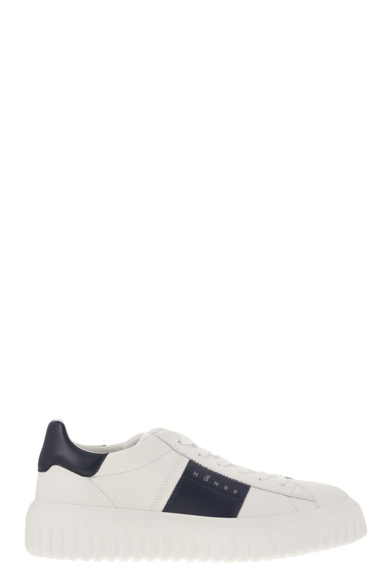 HOGAN Sporty H-STRIPES Sneakers with 5.8 cm Sole Height