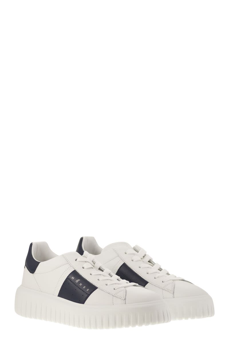 HOGAN Sporty H-STRIPES Sneakers with 5.8 cm Sole Height