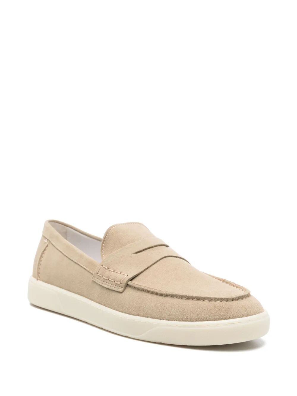 HOGAN Suede Loafers with Rubber Sole for Men