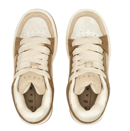 HOGAN Durable Leather Sneakers for Men - FW24