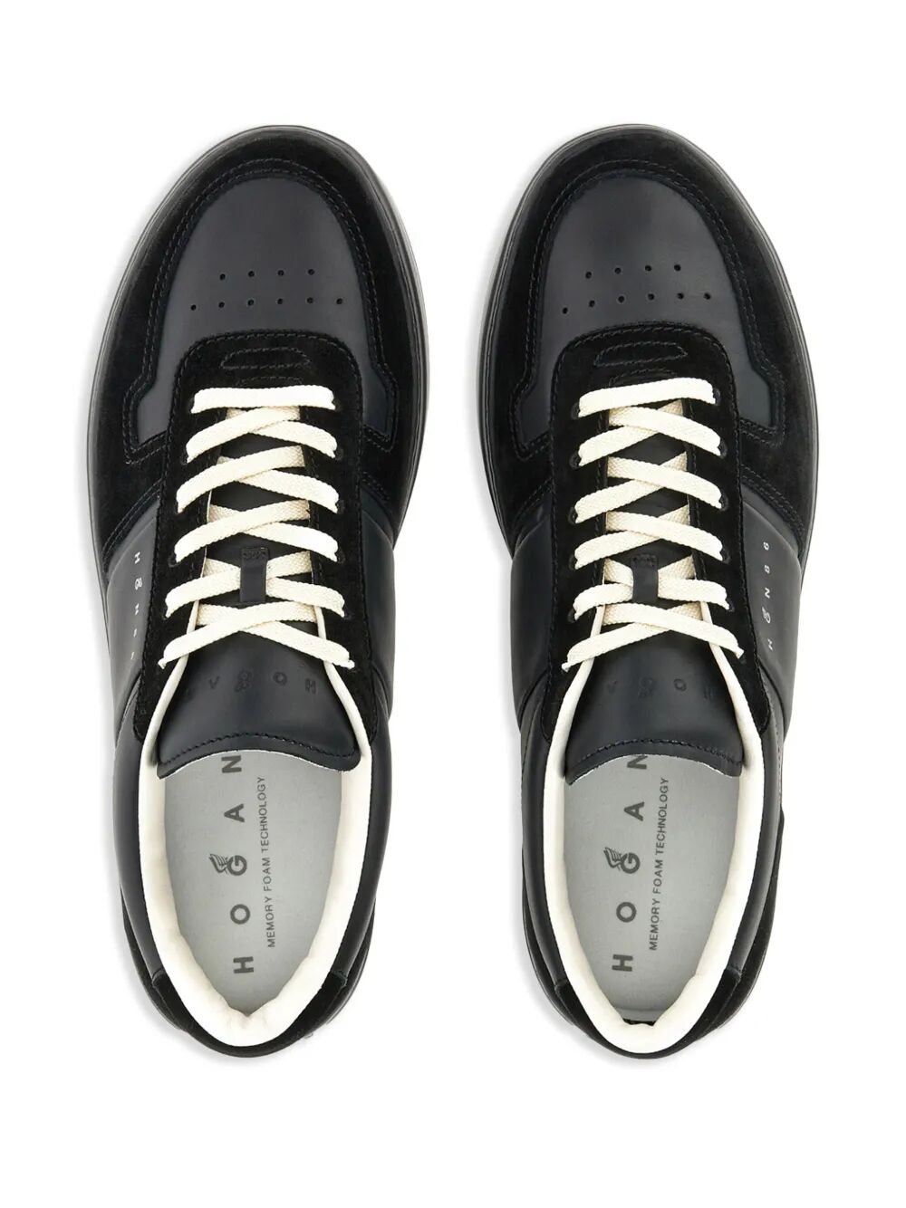HOGAN Smooth and Suede Leather Sneakers for Men