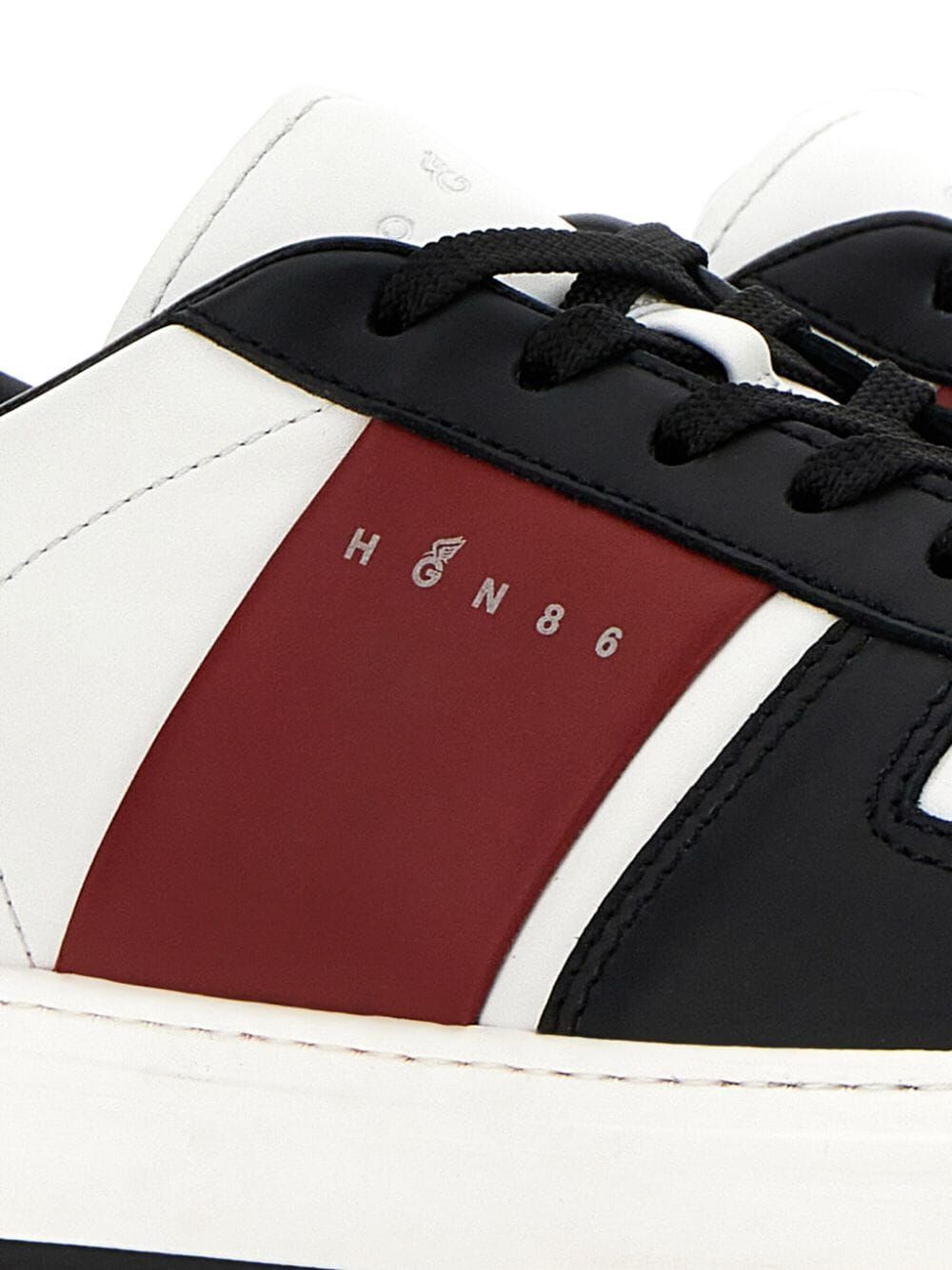 HOGAN All Logo Band Sleek Sneakers for Men