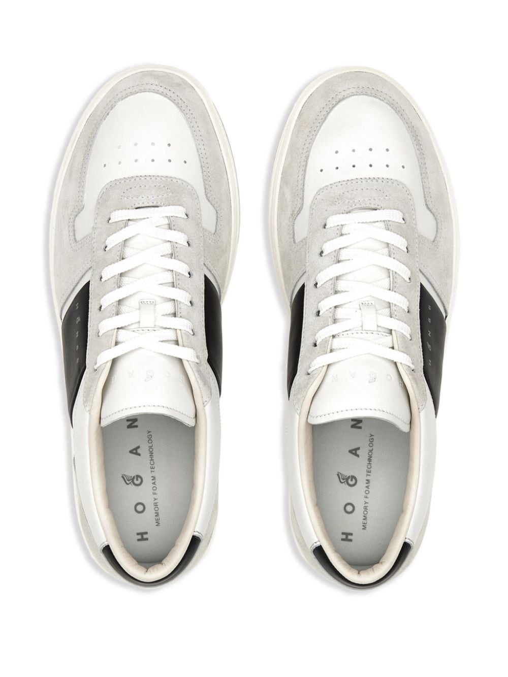 HOGAN Men's Leather Logo Sneakers