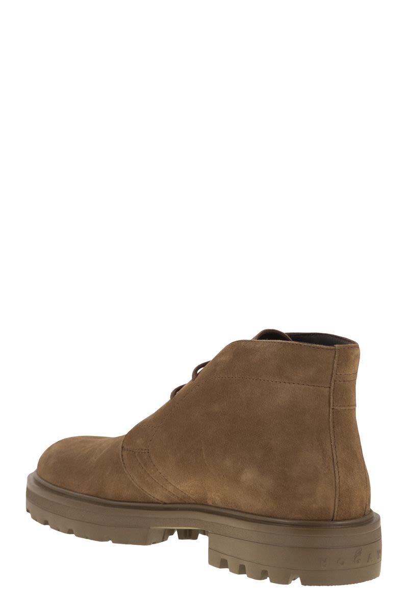 HOGAN Men's Lace-Up Mini Ankle Boots