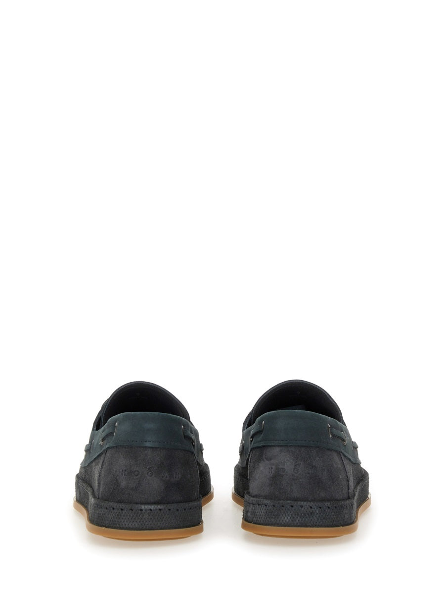 HOGAN Leather Flat Shoes for Men - SS25 Collection