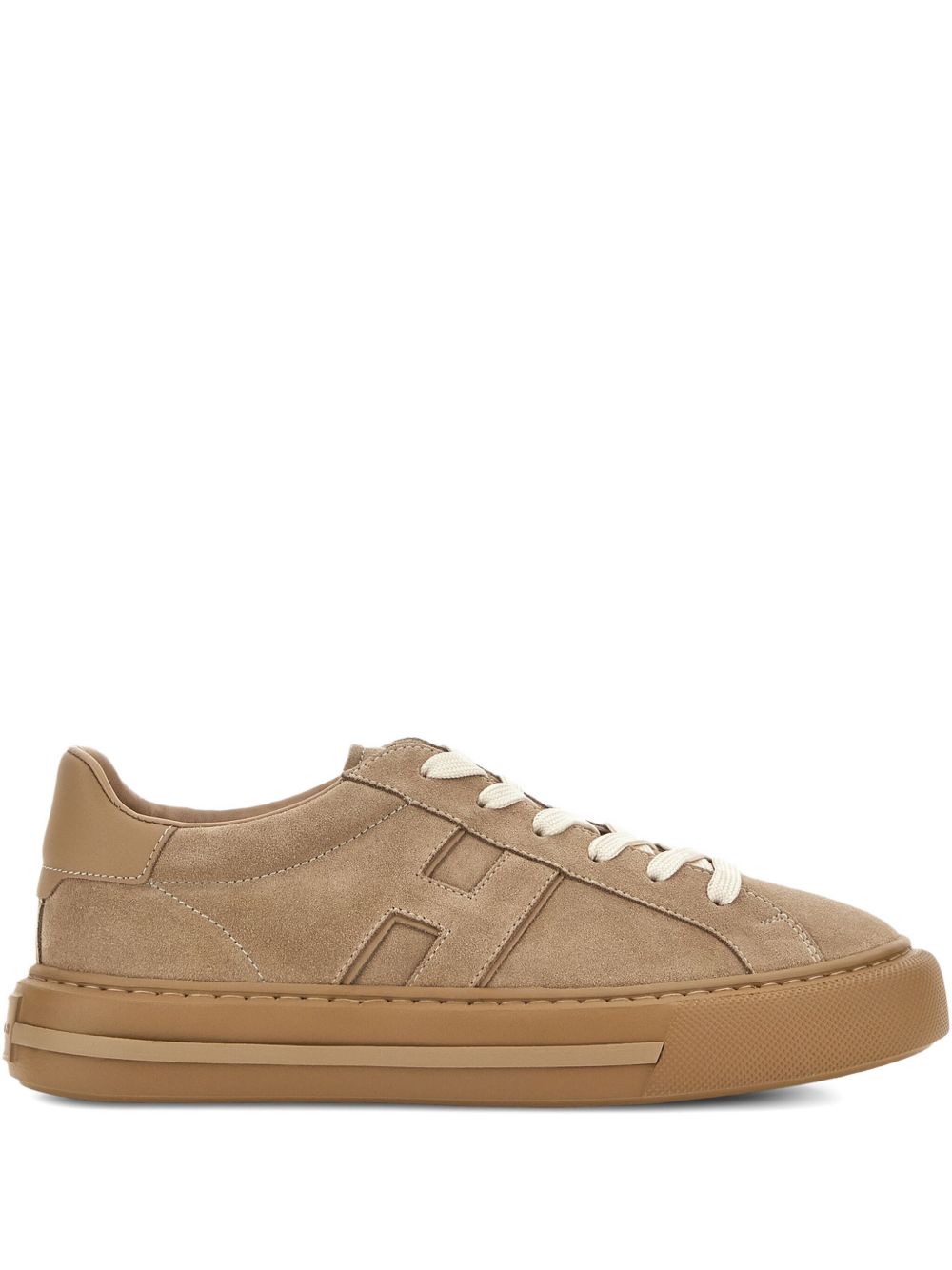 HOGAN Leather Flat Sneaker for Men - FW25 Collection