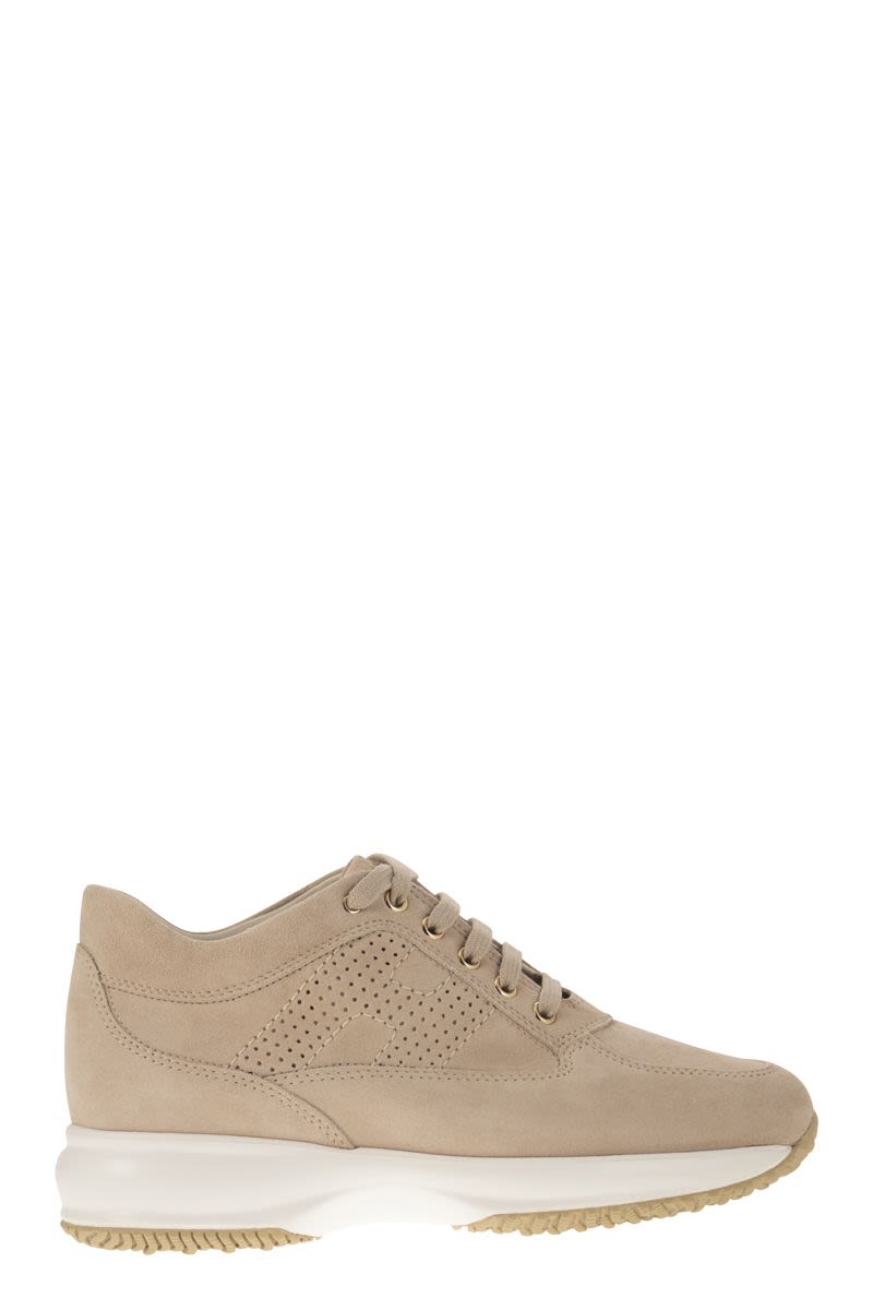 HOGAN Suede Lace Up Sneakers for Women