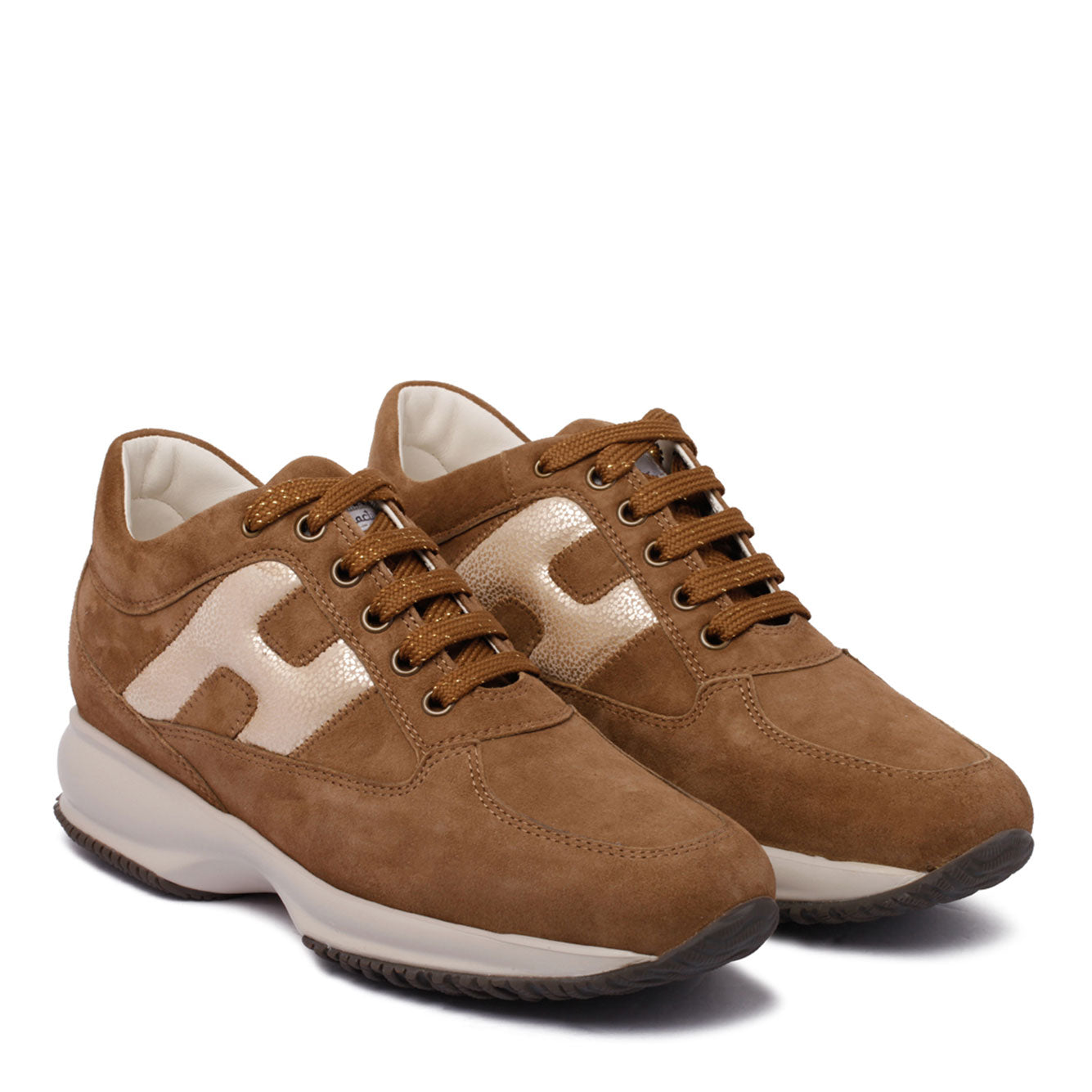 HOGAN Men's Goat Skin Calfskin Sneakers - Stylish and Comfortable