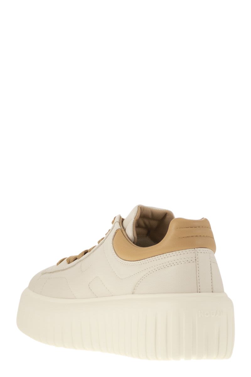 HOGAN Nappa Leather H-Striped Women's Sneakers