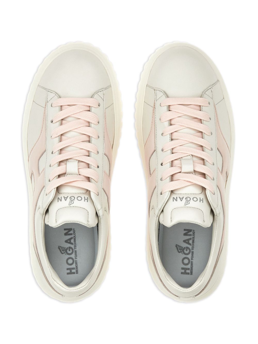 HOGAN Leather H-Striped Sneakers
