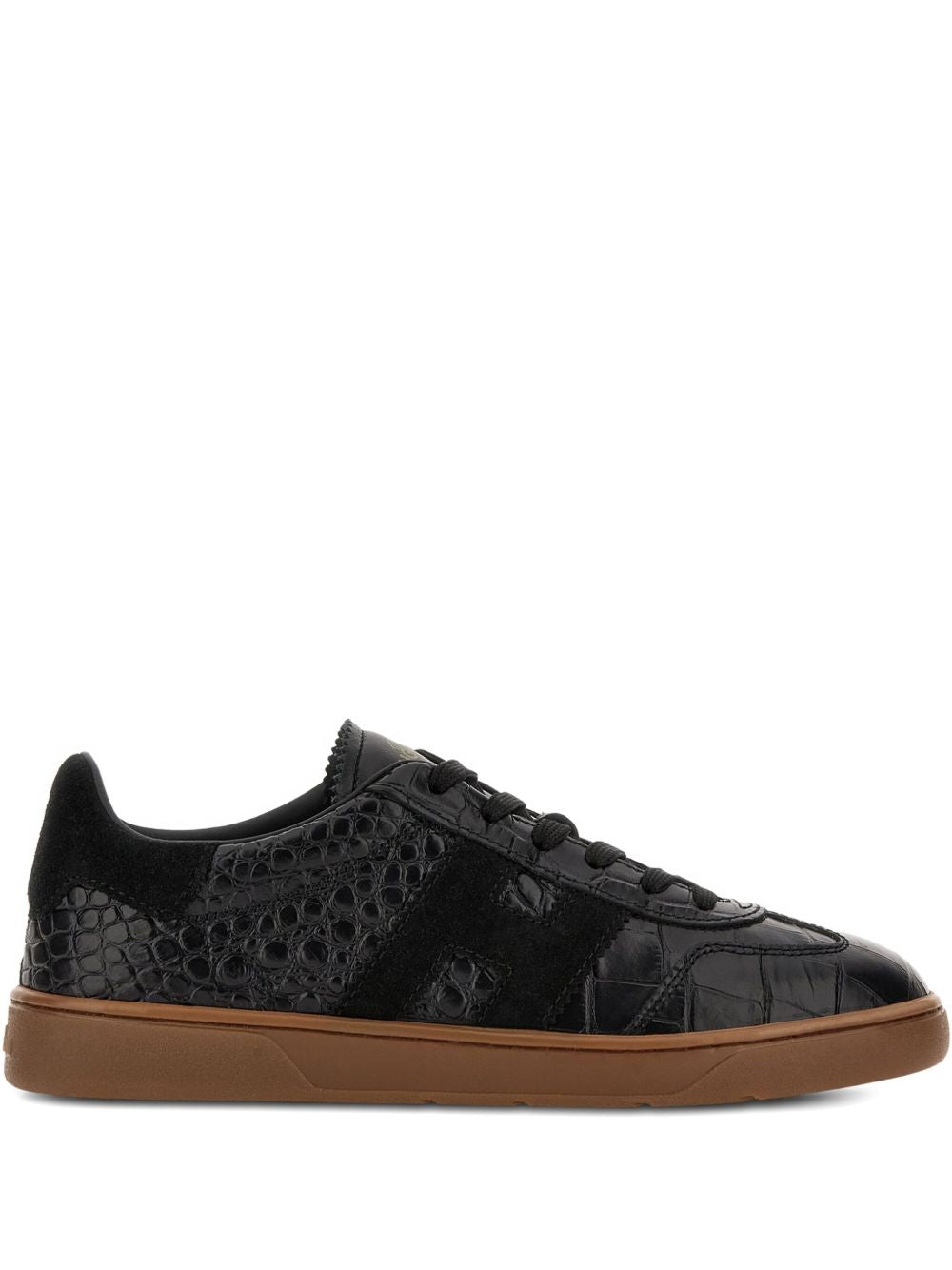 HOGAN Logo Patch Lace-Up Sneakers for Women
