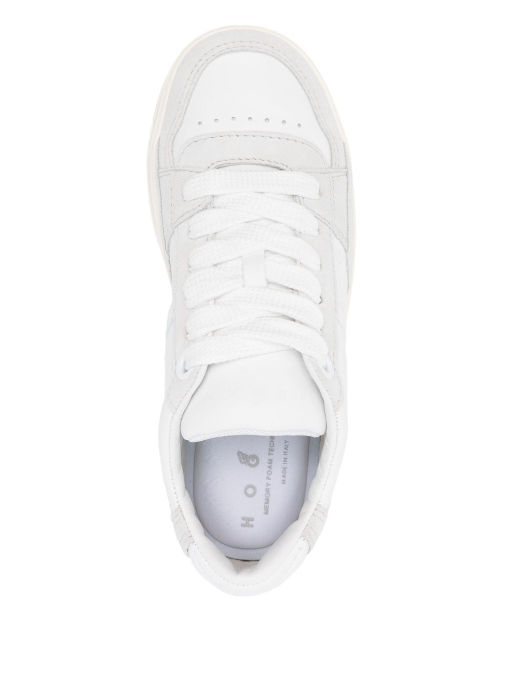 HOGAN Leather Lace-Up Sneakers for Women