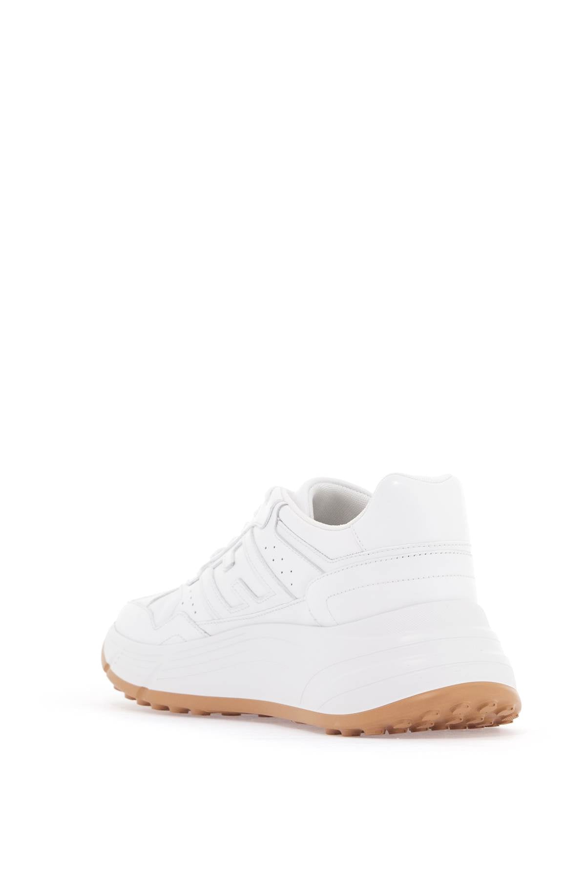 HOGAN Elevated Women's Leather Trainers with Platform Height