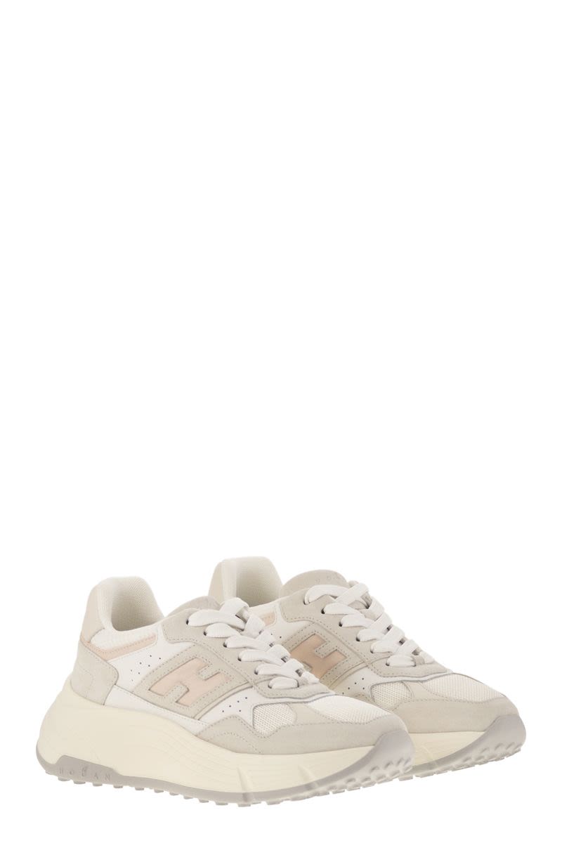 HOGAN Elevated Hi-Fi Trainers With Side H - 6.5 cm