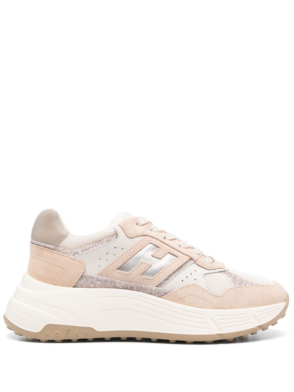 HOGAN Chunky Sole Front Lace-Up Sneakers for Women