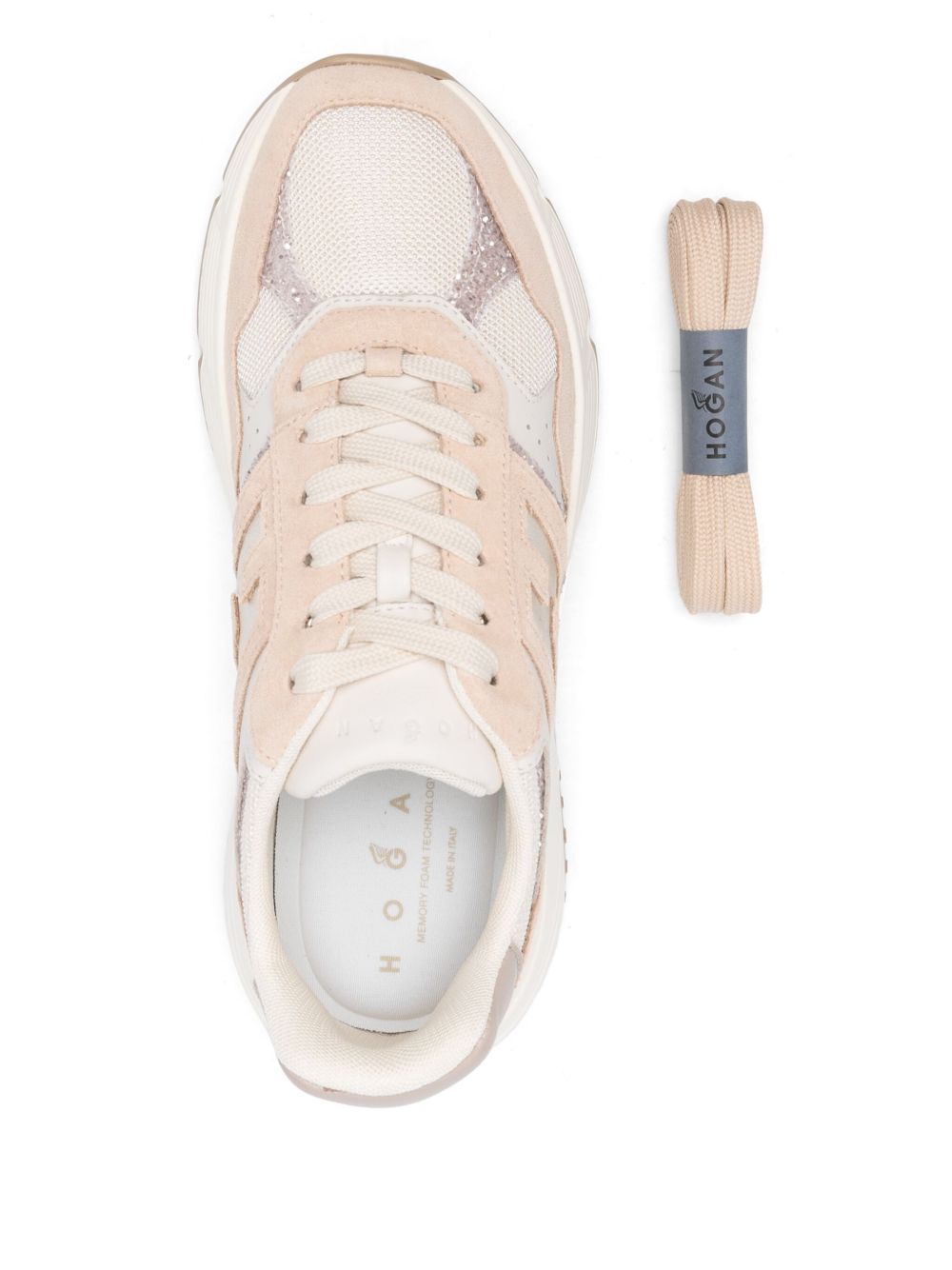 HOGAN Chunky Sole Front Lace-Up Sneakers for Women