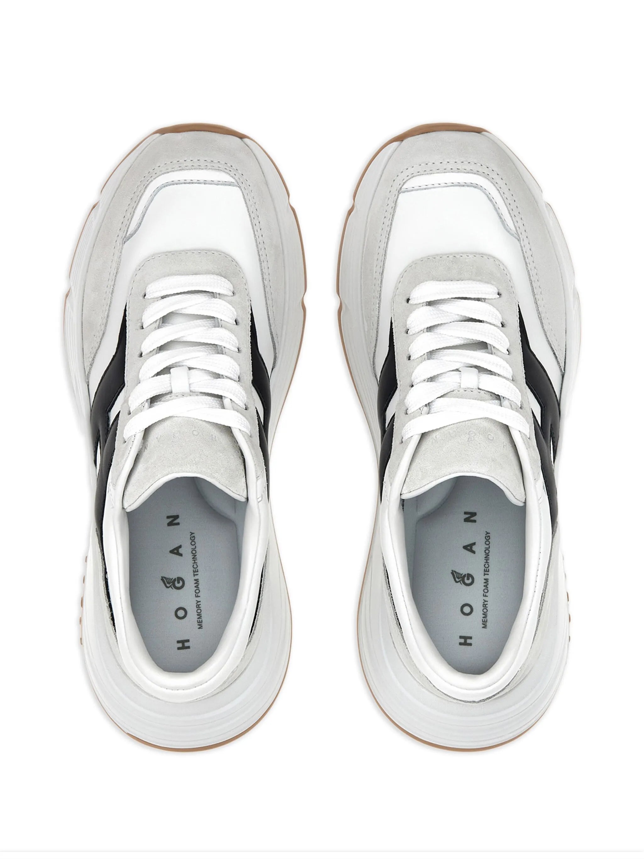 HOGAN Minimalist Calfskin Leather Sneakers for Women