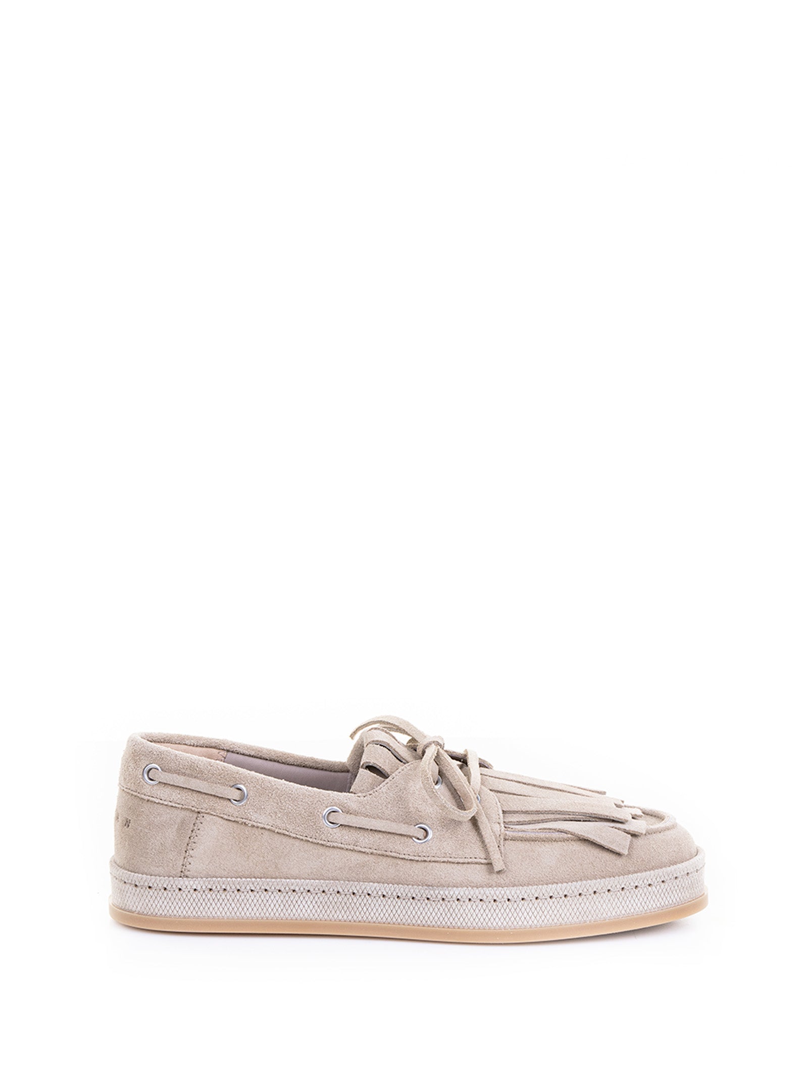 HOGAN Fringe Detail Boat Shoes for Women