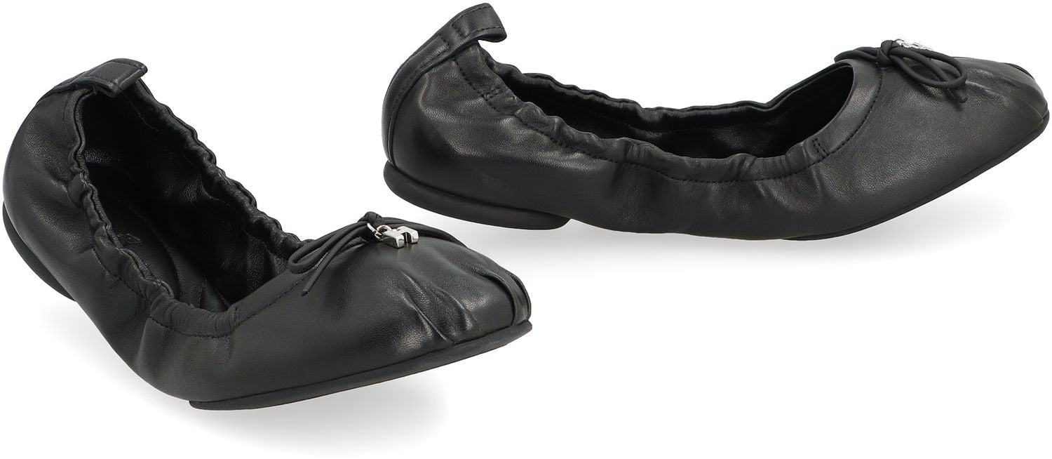 HOGAN H684 Leather Ballet Flats