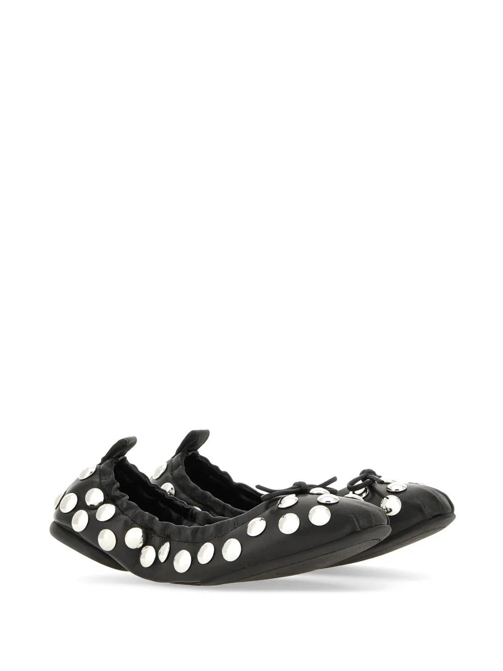 HOGAN Ballerina Flat with Embellishments