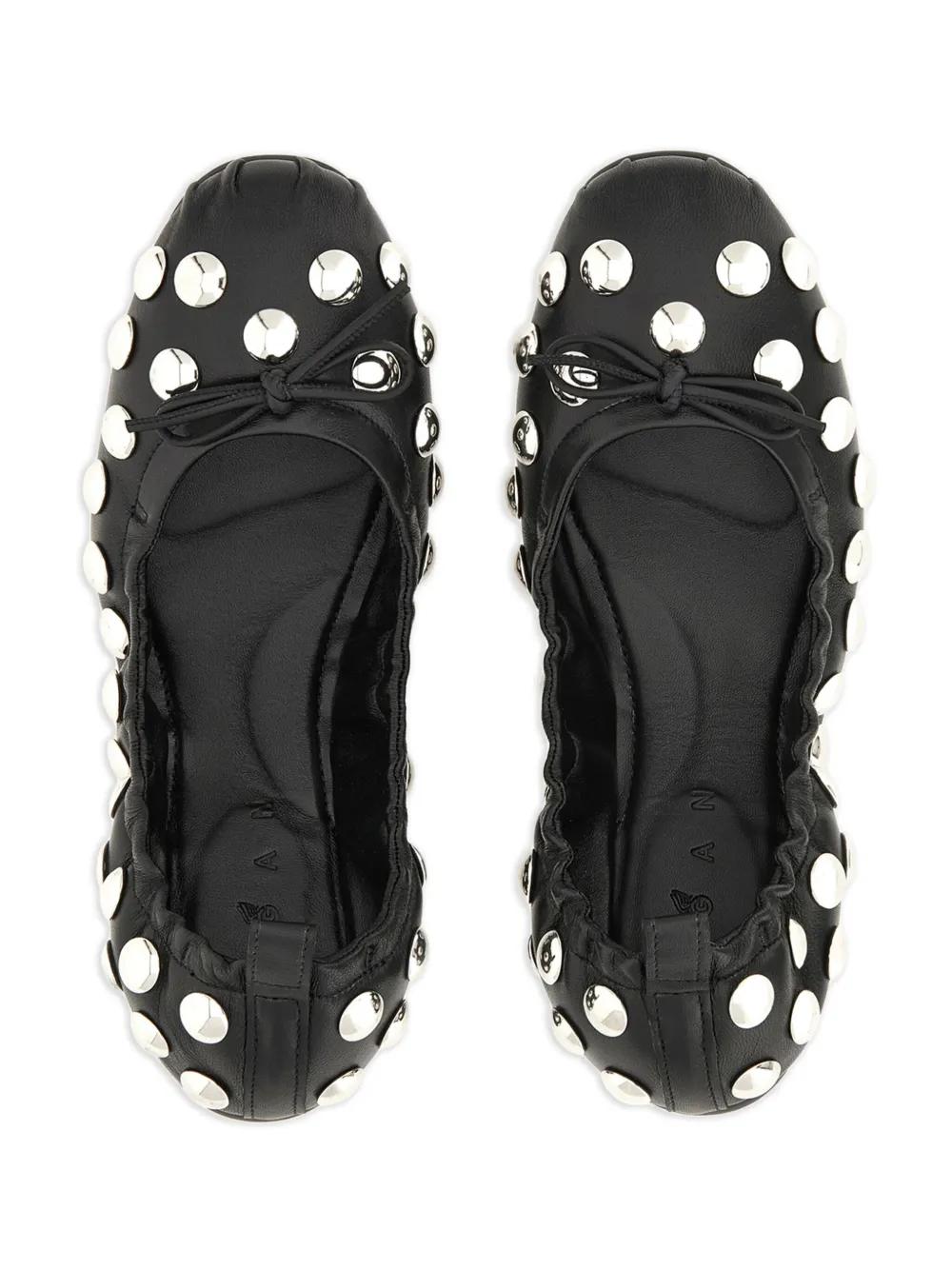 HOGAN Ballerina Flat with Embellishments