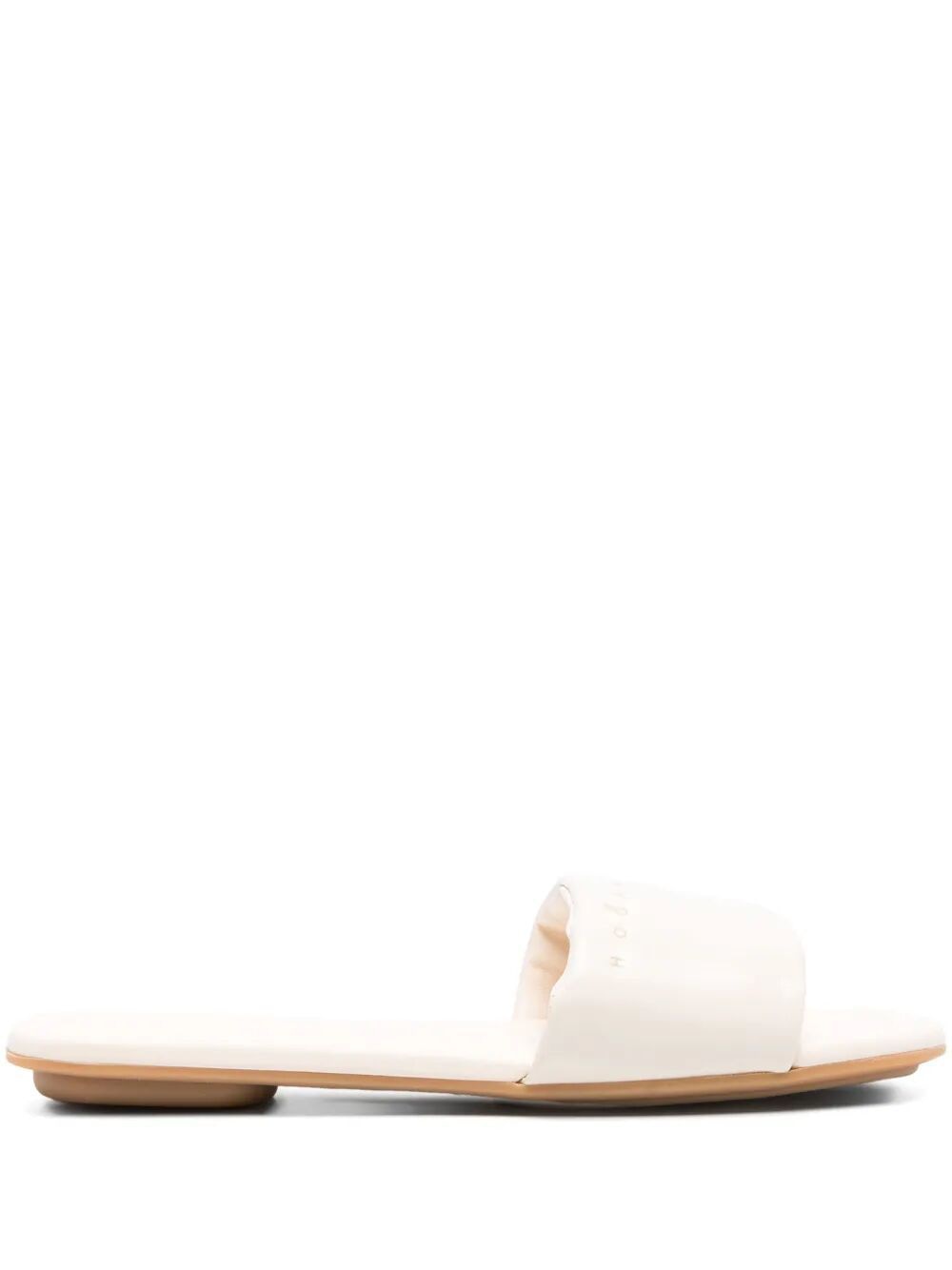 HOGAN Leather Slide Sandals for Women