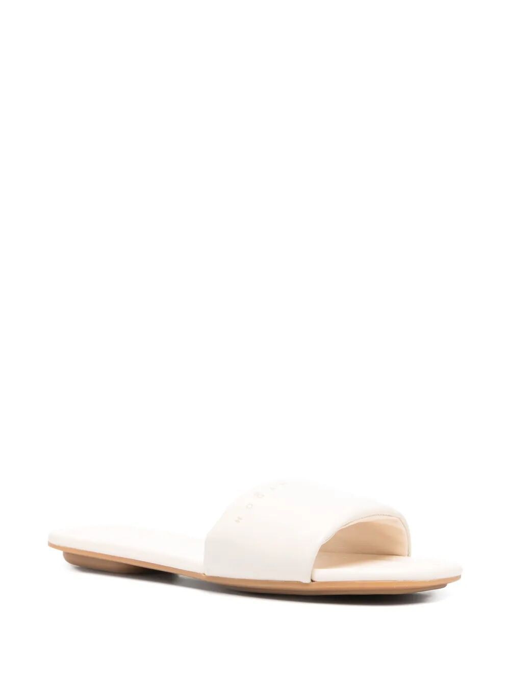 HOGAN Leather Slide Sandals for Women