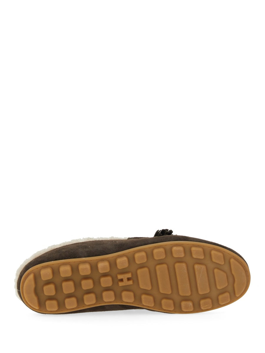 HOGAN Luxurious Suede Slip-on Loafer for Women