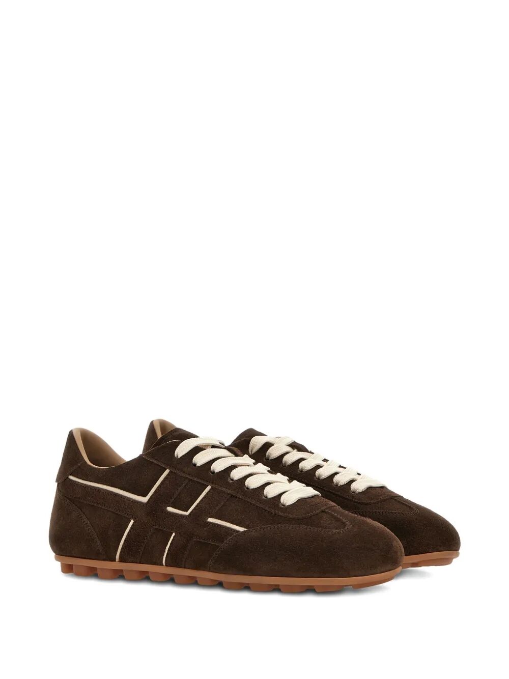 HOGAN Women's Olympia Leather Sneakers in Brown