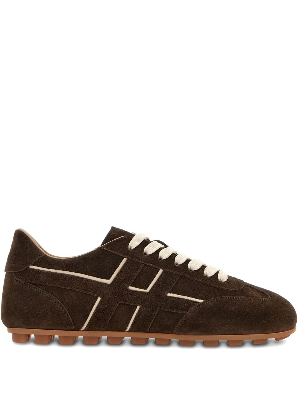 HOGAN Women's Olympia Leather Sneakers in Brown