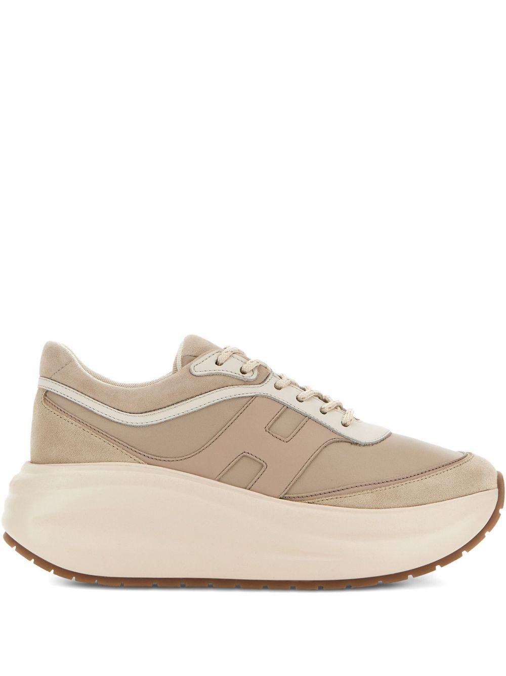HOGAN Leather Lace-Up Sneakers for Women