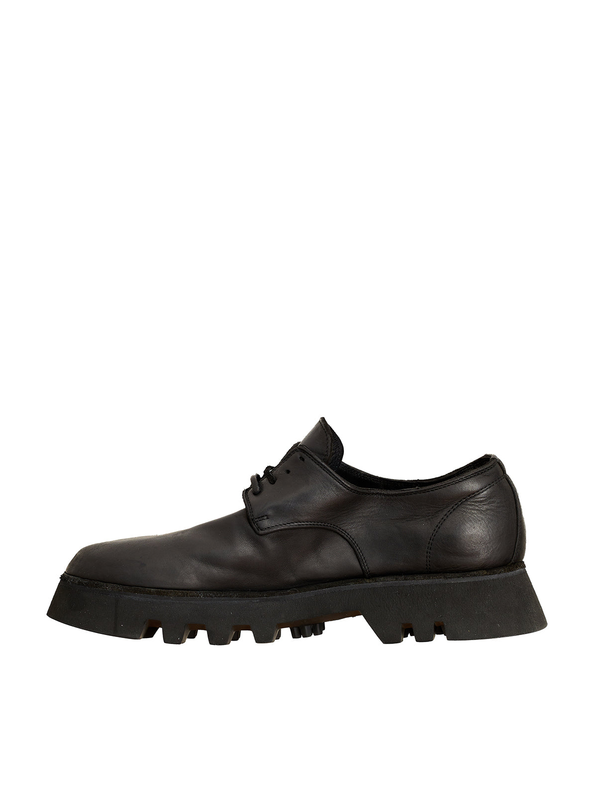 GUIDI Zoomorphic Derby Dress Shoes