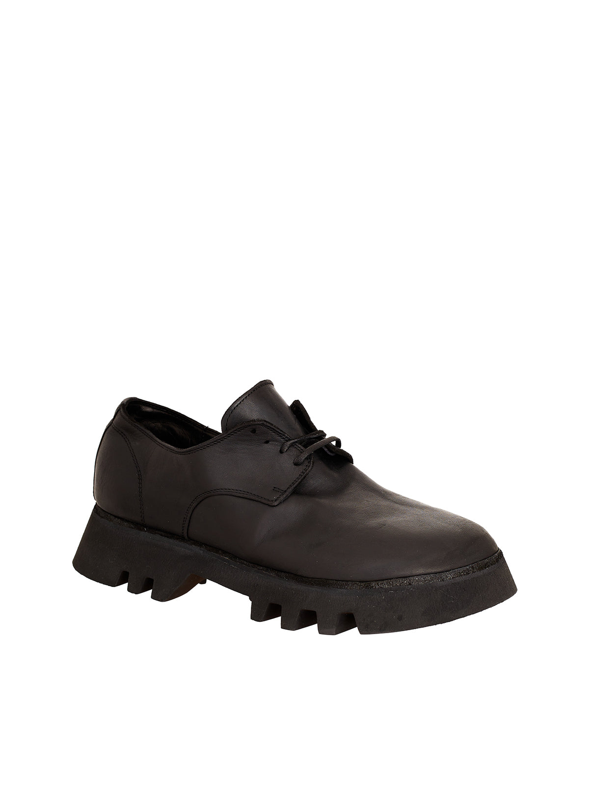 GUIDI Zoomorphic Derby Dress Shoes