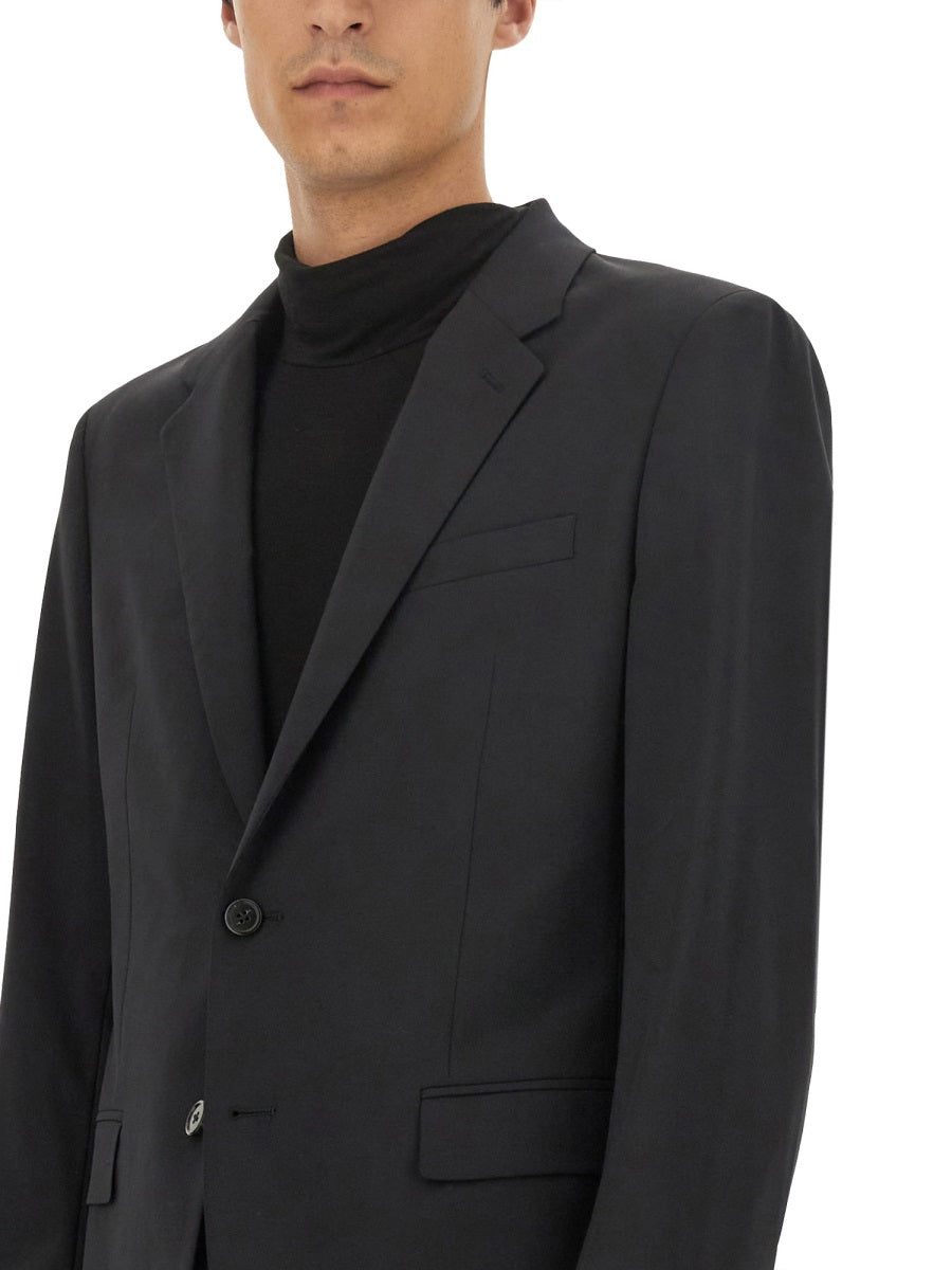 THEORY Single-Breasted Wool Jacket - Size 40