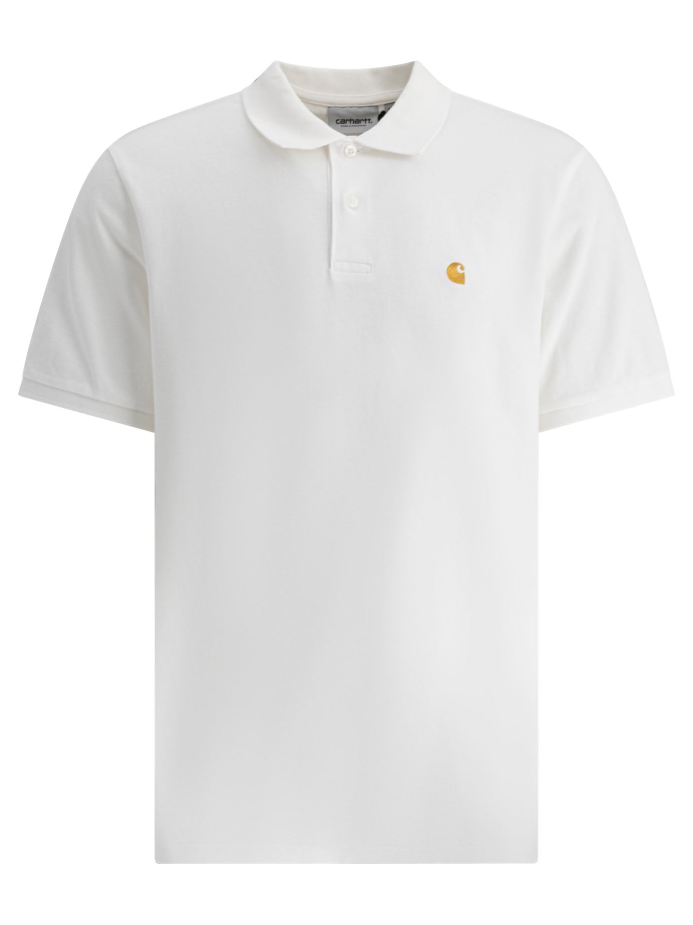 CARHARTT WIP Logo Cotton Polo Shirt