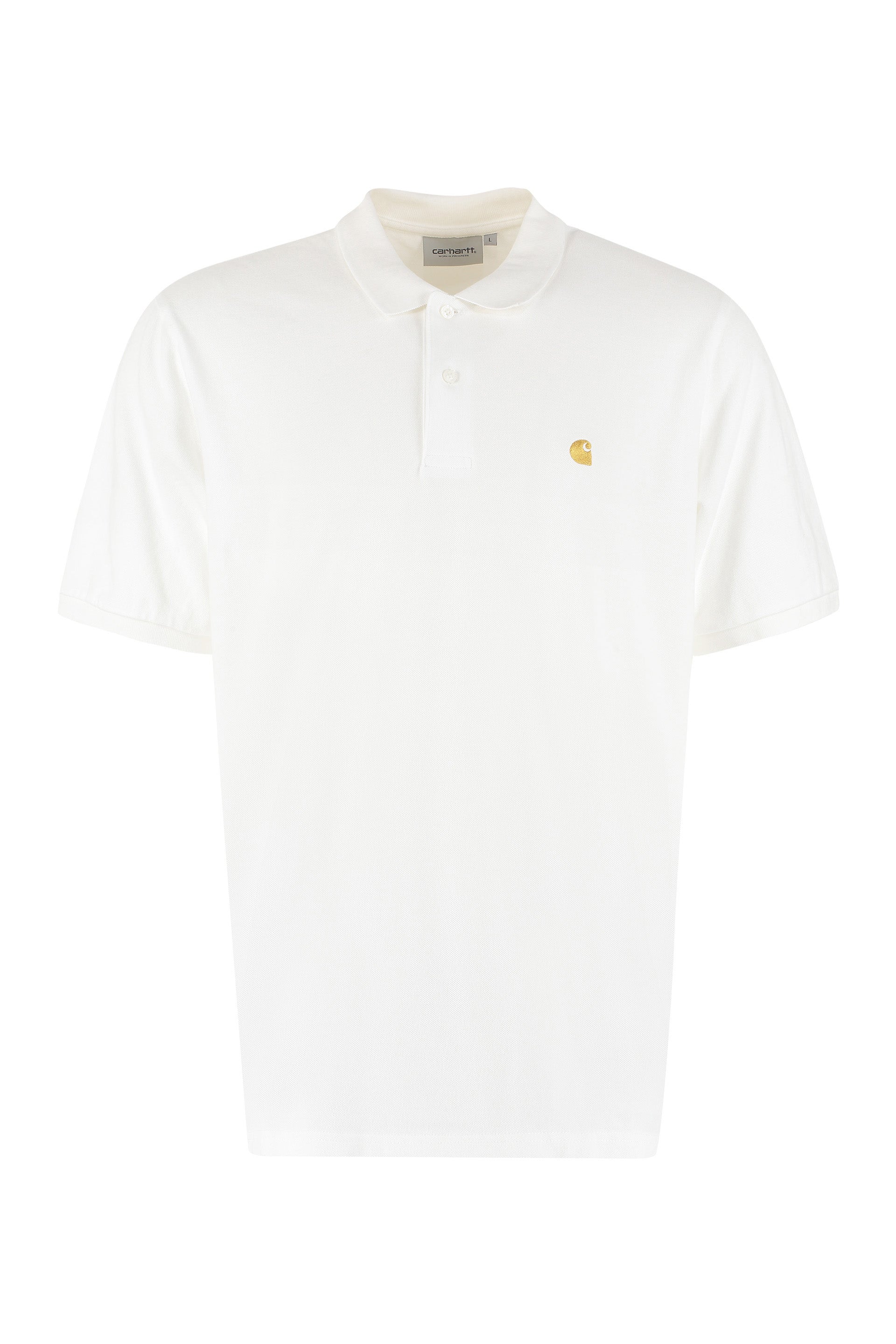 CARHARTT WIP Logo Cotton Polo Shirt