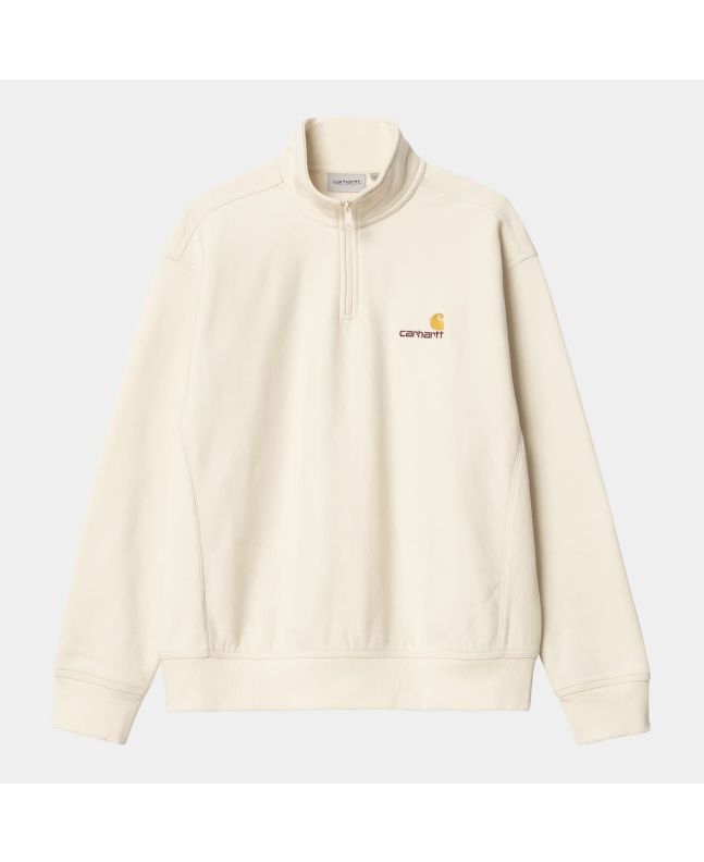 CARHARTT WIP Half Zip American Script Sweatshirt for Men