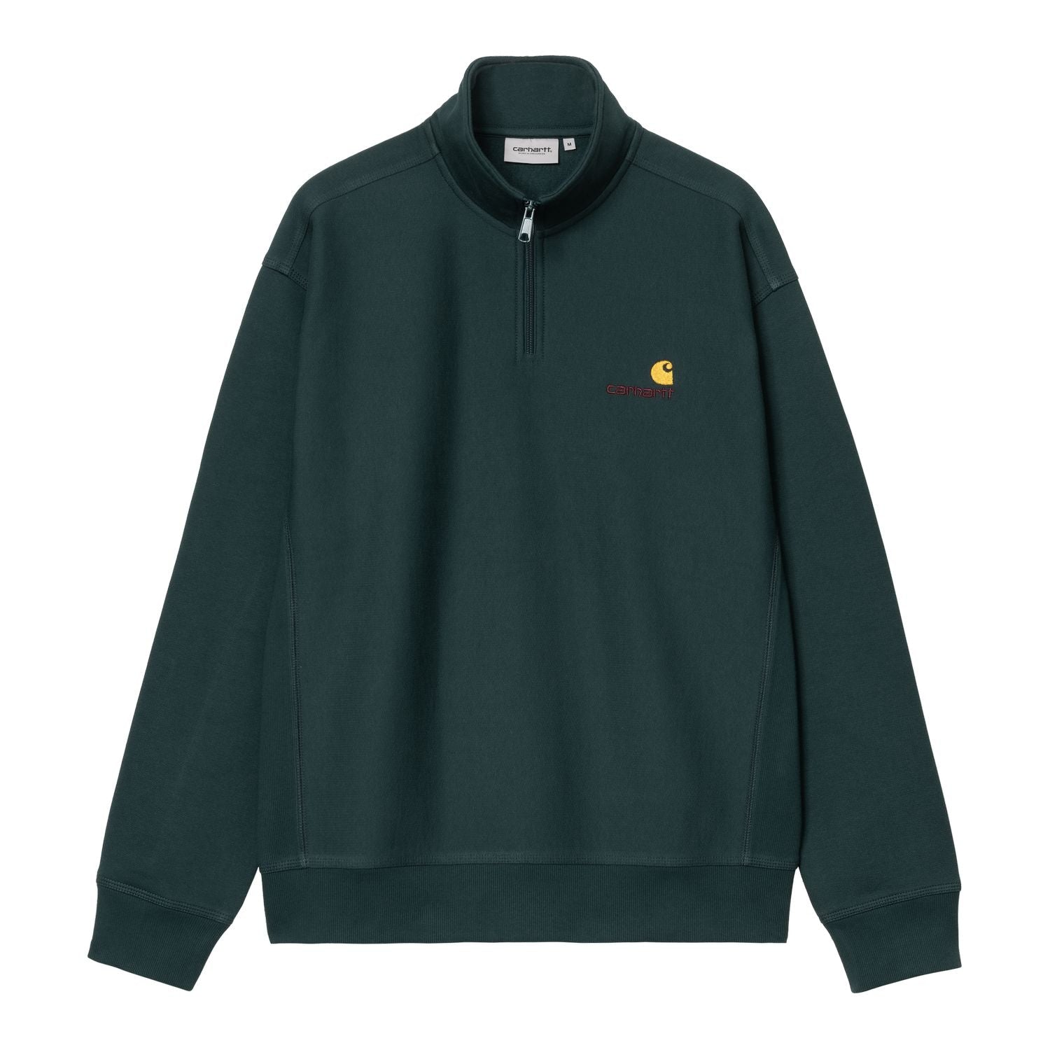 CARHARTT WIP Half Zip American Script Sweatshirt for Men