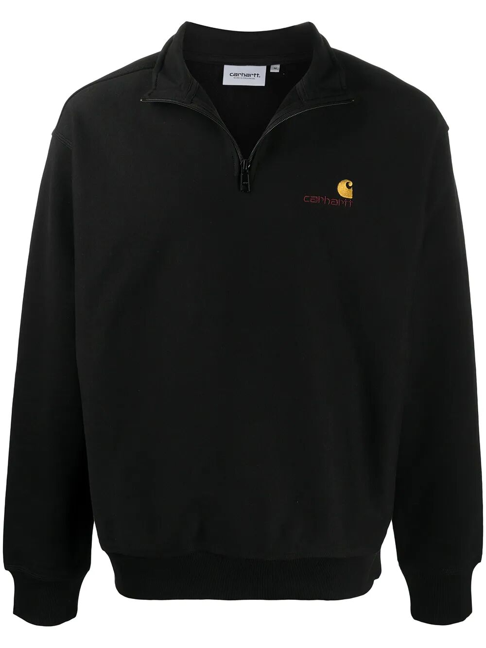 CARHARTT WIP Half Zip American Script Sweatshirt for Men