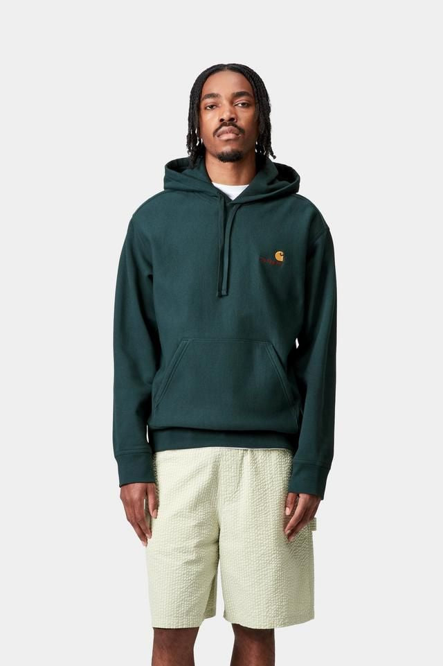 CARHARTT WIP Hooded American Script Sweatshirt for Men