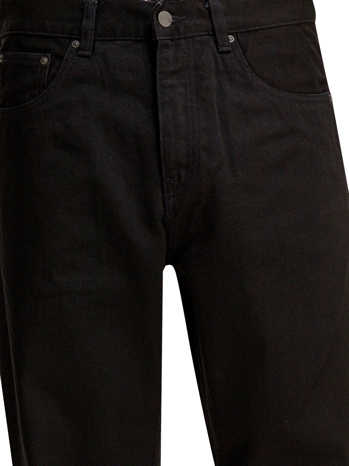 CARHARTT WIP Relaxed Fit Mid Rise Denim Jeans for Men