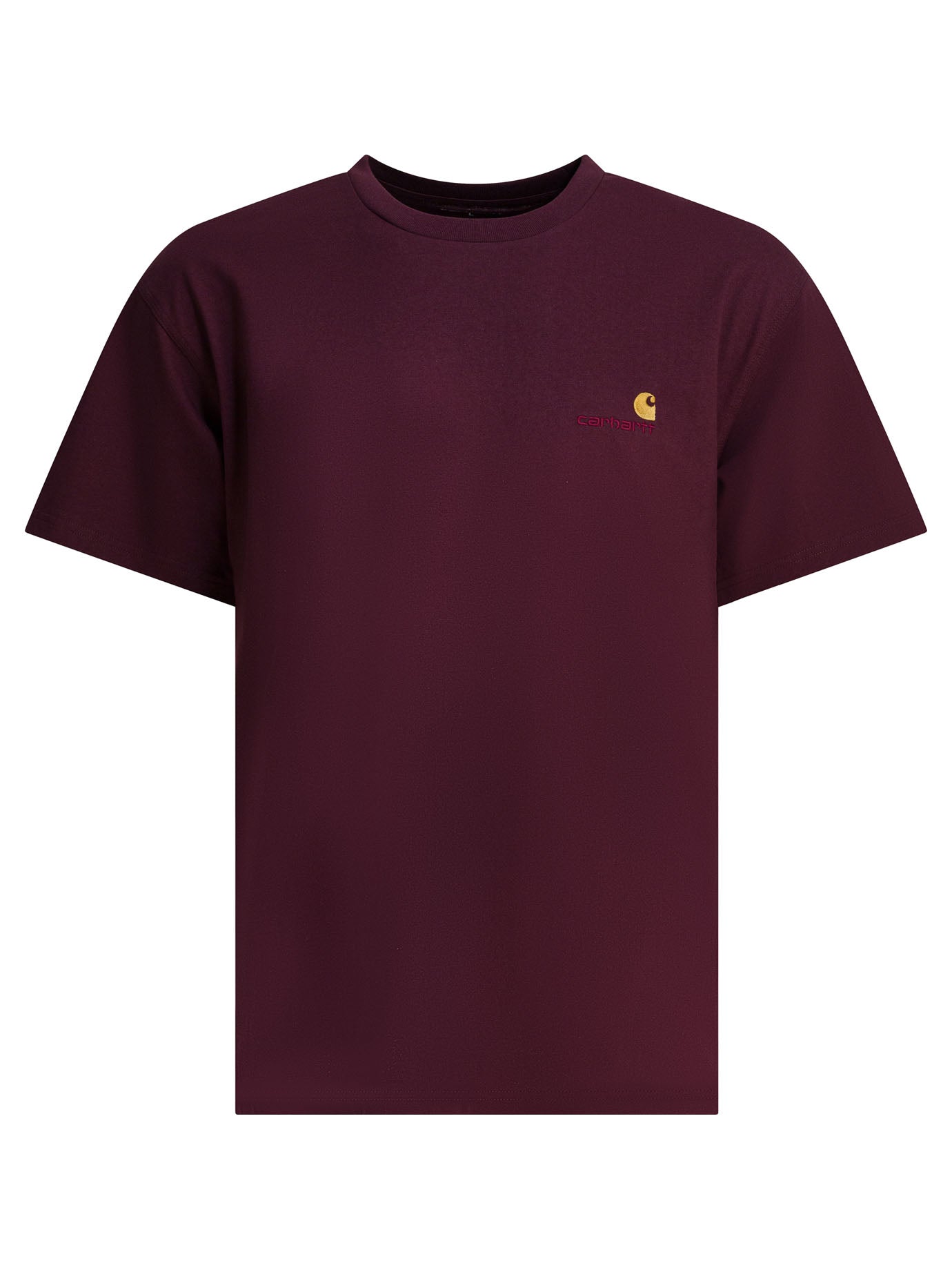 CARHARTT WIP Men's Relaxed Fit Short Sleeve American Script Tee