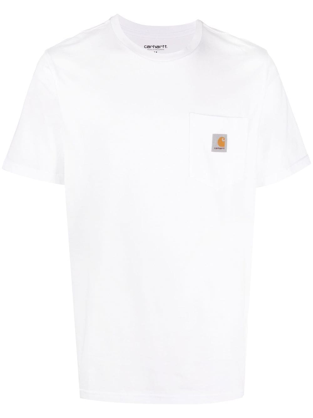 CARHARTT WIP Cotton T-Shirt with Logo Patch