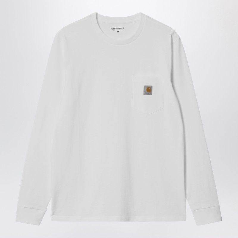 CARHARTT WIP Stretch Cotton Long Sleeve Pocket T-Shirt